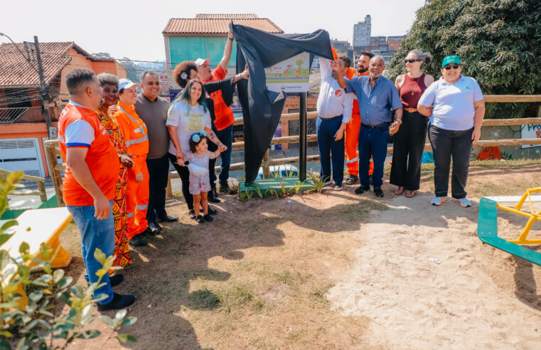 MORADORES DA VILA SÃO JOSÉ, EM SÃO BERNARDO, GANHAM ÁREA DE LAZER REVITALIZADA NA PASSAGEM JESUS DE NAZARÉ