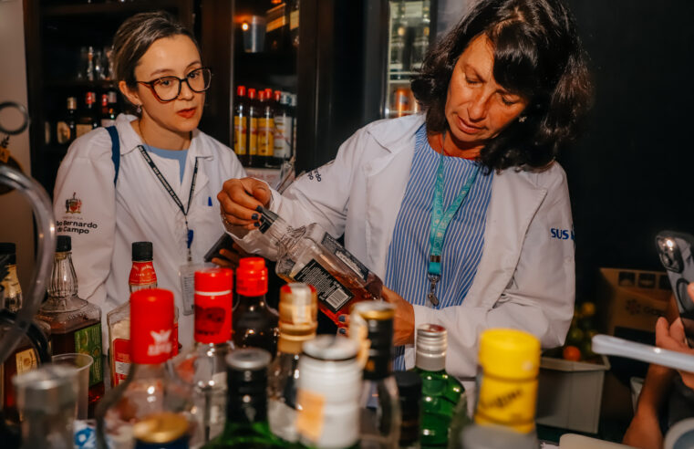 PREFEITURA DE SÃO BERNARDO INTENSIFICA FISCALIZAÇÃO ENVOLVENDO METANOL EM BEBIDAS ADULTERADAS E DIVULGA ORIENTAÇÕES PARA CONSUMIDORES E COMERCIANTES