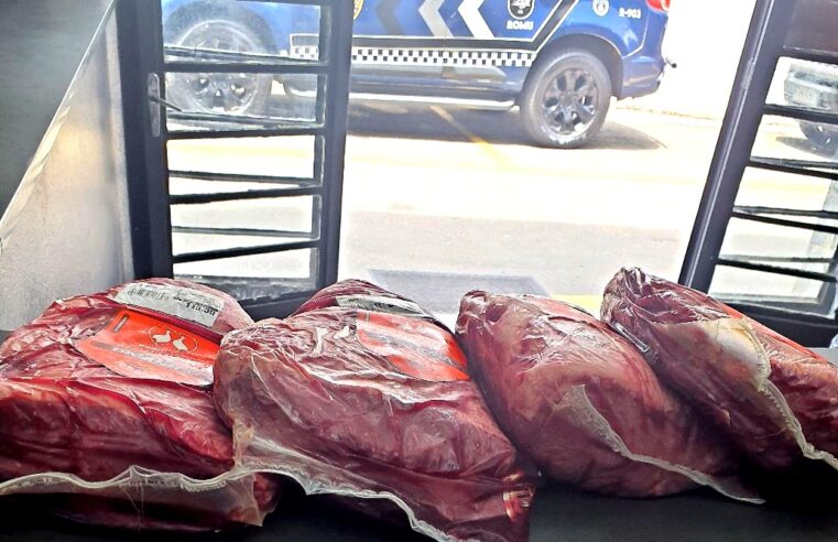 GCM DE SÃO CAETANO PRENDE HOMEM POR FURTO DE PEÇAS DE PICANHA EM ESTABELECIMENTO COMERCIAL