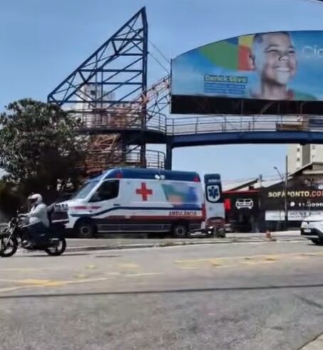 MOTOCICLISTA FICA FERIDO EM COLISÃO NA AV. ÁLVARO GUIMARÃES, PRÓXIMO À PIRAPORINHA
