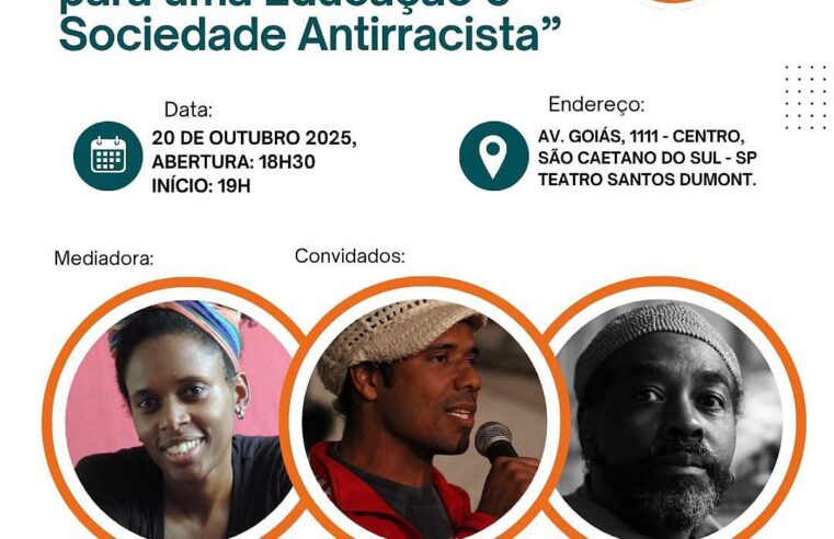 SÃO CAETANO REALIZA A FORMAÇÃO CAMINHOS PARA UMA EDUCAÇÃO E SOCIEDADE ANTIRRACISTA