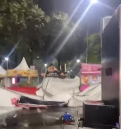 VENTANIA DURANTE A MADRUGADA DANIFICA ESTRUTURA DO CAMPEONATO DE WHEELING, MAS EVENTO SEGUE NESTE DOMINGO NO PAÇO