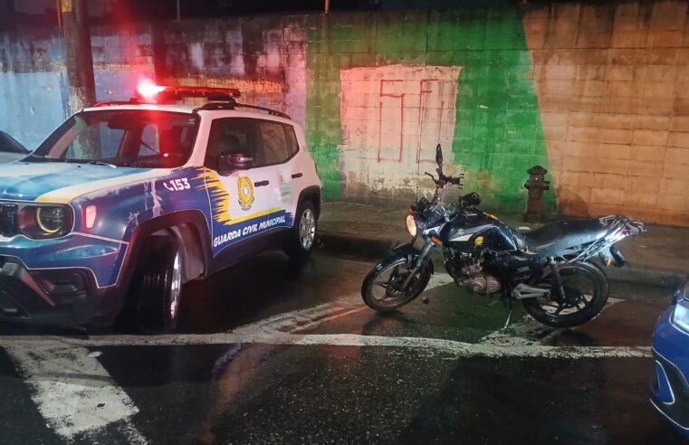 GCM RECUPERA MOTOCICLETA FURTADA E PRENDE HOMEM TRÊS DIAS APÓS SUA SAÍDA DO SISTEMA PRISIONAL