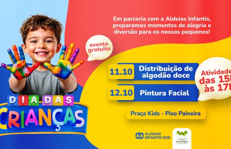 ONG ALDEIAS INFANTIS REALIZA EVENTO EM COMEMORAÇÃO AO DIA DAS CRIANÇAS EM DIADEMA NESTE FINAL DE SEMANA