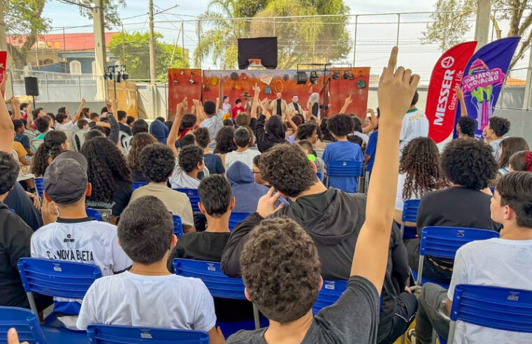 ‘ARTE DE INOVAR’ EM SÃO BERNARDO DO CAMPO INSPIRA JOVENS A CRIAR SOLUÇÕES AMBIENTAIS A PARTIR DE ESPETÁCULO TEATRAL