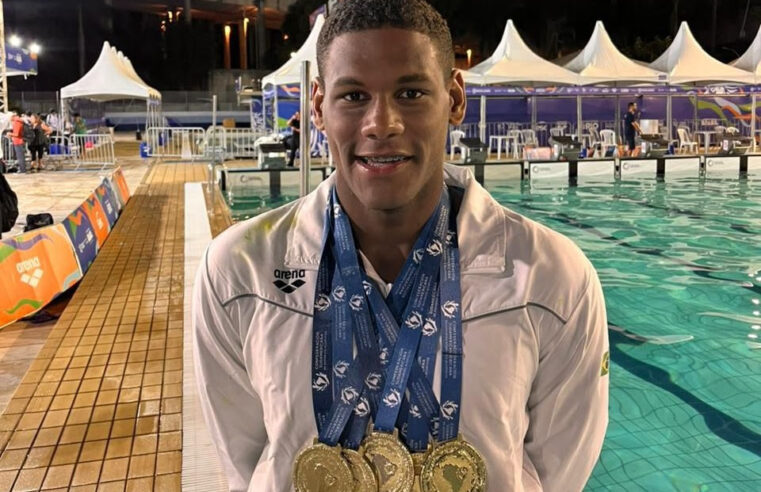 SESI SÃO BERNARDO VOLTA DO SUL-AMERICANO DE NATAÇÃO COM 29 MEDALHAS E 10 RECORDES