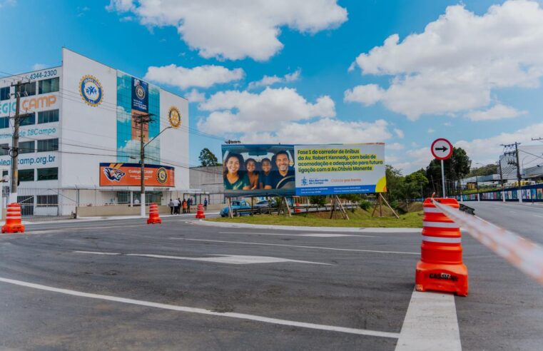 DUPLICAÇÃO, CORREDOR E NOVO ACESSO: OBRAS NA AV. ROBERT KENNEDY REORGANIZAM TRÂNSITO E MELHORAM MOBILIDADE