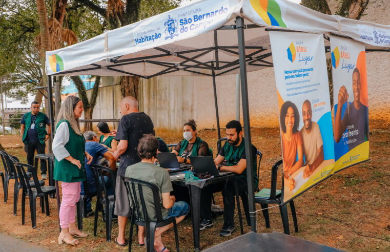 EM 15 EDIÇÕES, CARAVANA DA REGULARIZAÇÃO FUNDIÁRIA DE SÃO BERNARDO SUPERA 800 SERVIÇOS PRESTADOS NOS BAIRROS