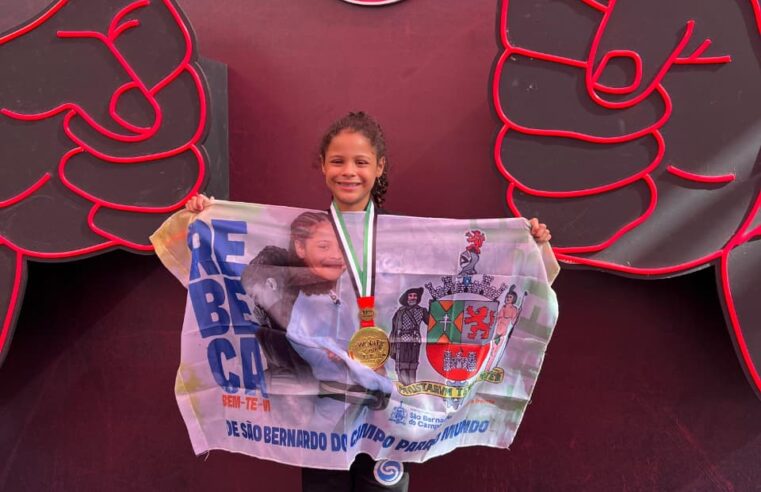 ATLETA DE SÃO BERNARDO, REBECA BEM-TE-VI É CAMPEÃ MUNDIAL EM ABU DHABI