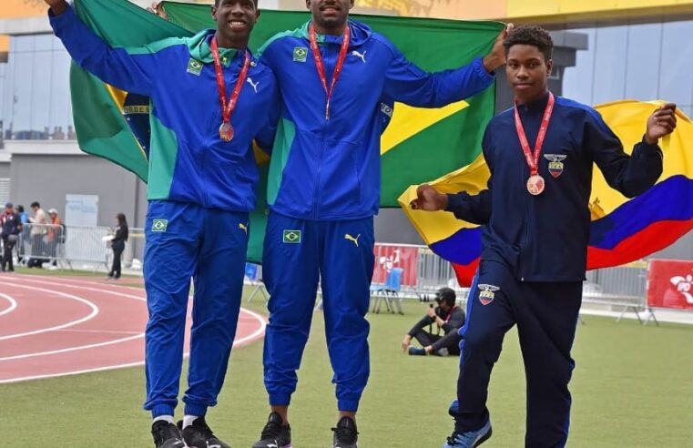COM OURO E RECORDE NA BAGAGEM, DUPLA DE SÃO BERNARDO BRILHA NO SUL-AMERICANO DE ATLETISMO