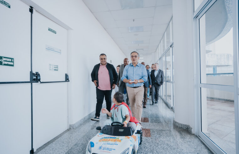 UTI PEDIÁTRICA DO HC DE SÃO BERNARDO PASSA A CONTAR COM CARRINHO ELÉTRICO VOLTADO A CRIANÇAS INTERNADAS