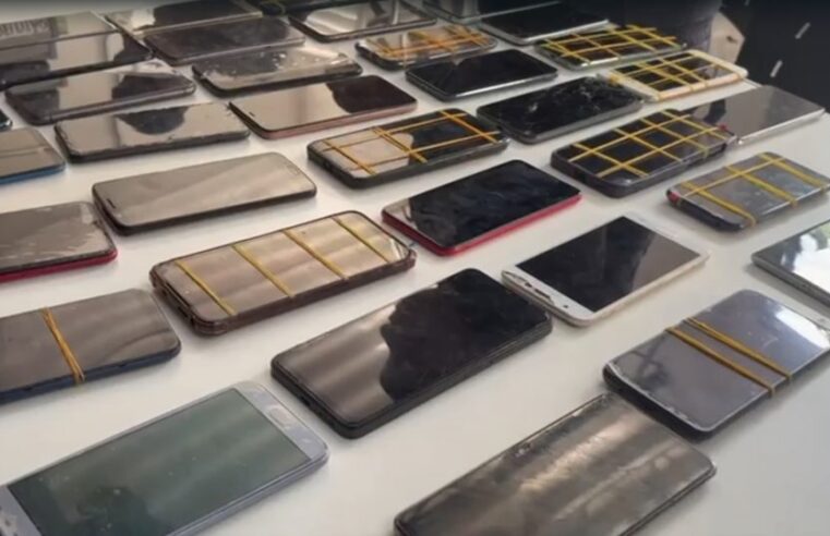 POLÍCIA CIVIL REALIZA OPERAÇÃO CONTRA QUADRILHA ENVOLVIDA NA RECEPTAÇÃO DE CELULARES ROUBADOS