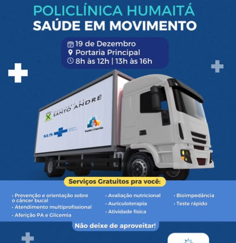 ATRIUM SHOPPING RECEBE AÇÃO GRATUITA DE SAÚDE EM PARCERIA COM A PREFEITURA DE SANTO ANDRÉ