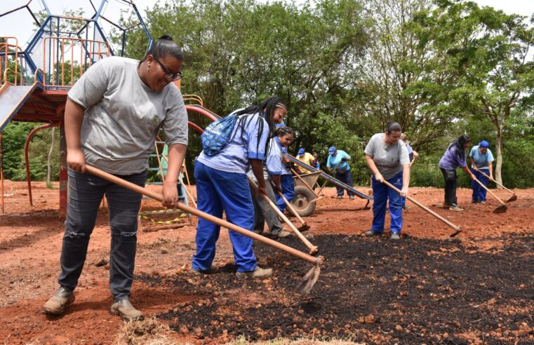 PARQUE CENTRAL PASSA POR AMPLA REVITALIZAÇÃO E RECEBE PLANTIO DE 300 ÁRVORES
