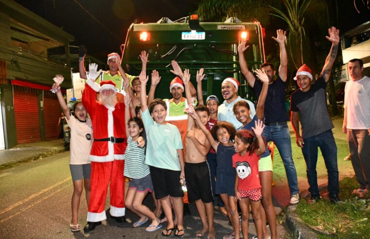 GARIS LEVAM A MAGIA DO NATAL PARA AS RUAS DE SANTO ANDRÉ