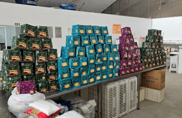 CESTAS DO 1, 2 FEIJÃO COM ARROZ, DE SÃO BERNARDO, TERÃO PANETONES PARA FESTEJOS NATALINOS