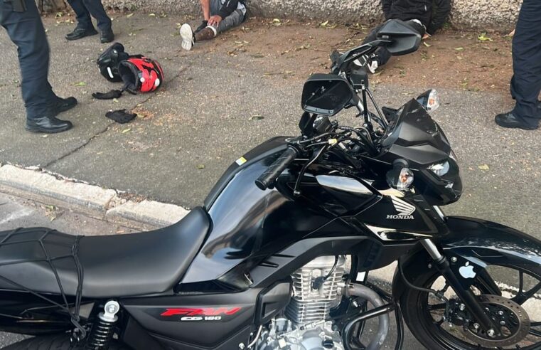 GCM DE SÃO CAETANO DO SUL PRENDE DUPLA POR ROUBO DE MOTOCICLETA NO BAIRRO SÃO JOSÉ