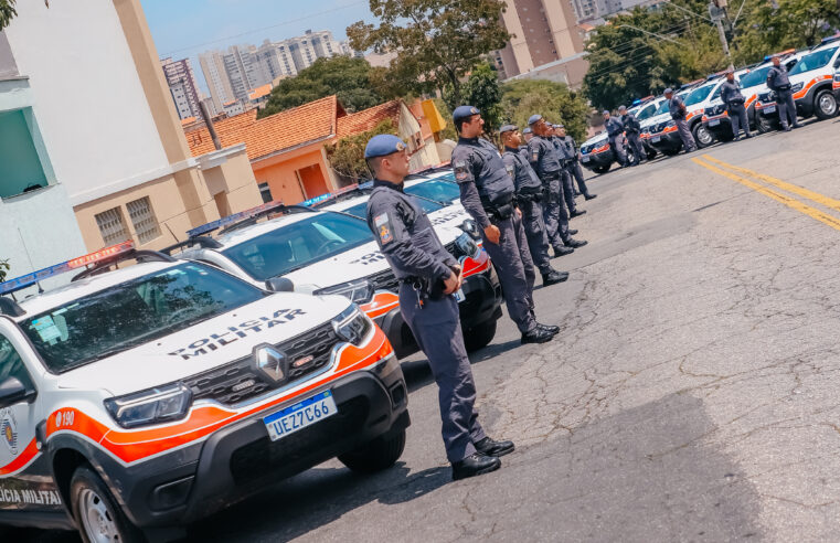 PM DE SÃO BERNARDO RECEBE 17 NOVAS VIATURAS QUE FORTALECEM AÇÕES INTEGRADAS DE SEGURANÇA NO MUNICÍPIO