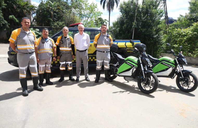 SANTO ANDRÉ INICIA TESTES COM MOTOS ELÉTRICAS PARA MONITORAMENTO DO TRÂNSITO
