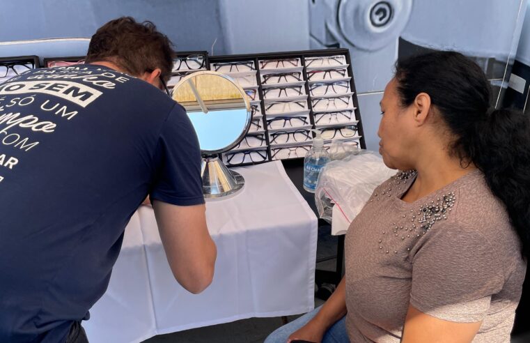 ÔNIBUS DA OFTALMOLOGIA ATENDE 200 PESSOAS COM CONSULTAS E EXAMES EM SÃO BERNARDO