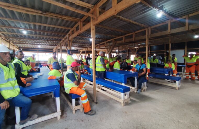 DRENAR SÃO CAETANO FOCA NO CUIDADO COM TRABALHADORES NAS OBRAS DE COMBATE A ENCHENTES