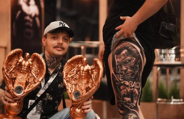 ESTÚDIO DE TATUAGEM DE SÃO BERNARDO GANHA PRÊMIOS NO MAIOR FESTIVAL DE TATUAGEM DO MUNDO