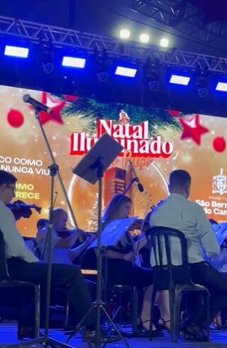 ENCERRAMENTO DO NATAL ILUMINADO TEM APRESENTAÇÃO DA ORQUESTRA SINFÔNICA SOLISTAS DO BRASIL NO PAÇO MUNICIPAL DE SÃO BERNARDO