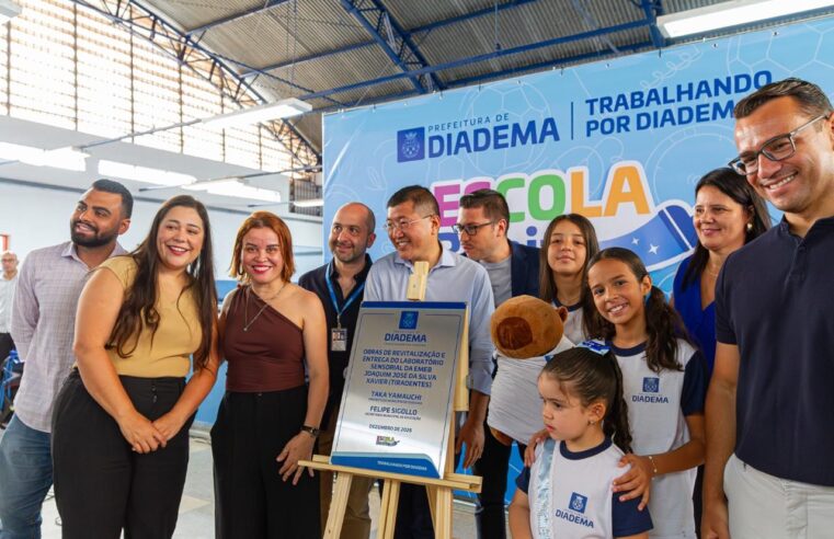 PREFEITURA DE DIADEMA ENTREGA EMEB TIRADENTES TOTALMENTE REVITALIZADA