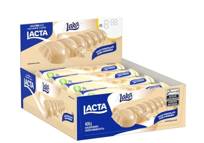 ANVISA RECOLHE LOTE DE CHOCOLATE LAKA POR ERRO NA EMBALAGEM