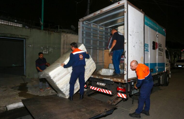 GOVERNO DE SÃO PAULO ENVIA 2,1 MIL ITENS DE AJUDA HUMANITÁRIA APÓS CHUVAS EM MONGAGUÁ