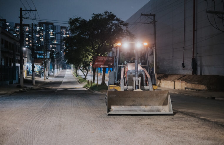 PROGRAMA MINHA RUA NOVA CONTEMPLA RECAPEAMENTO DA AV. DR. RUDGE RAMOS