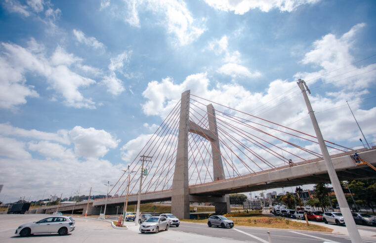 COM 30 DIAS DE FUNCIONAMENTO, PONTE ESTAIADA DE SÃO BERNARDO TRANSFORMA A ROTINA DE MOTORISTAS E MELHORA MOBILIDADE