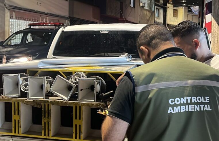 SANTO ANDRÉ APLICA 27 AUTUAÇÕES EM OPERAÇÃO SONO TRANQUILO NO FIM DE SEMANA