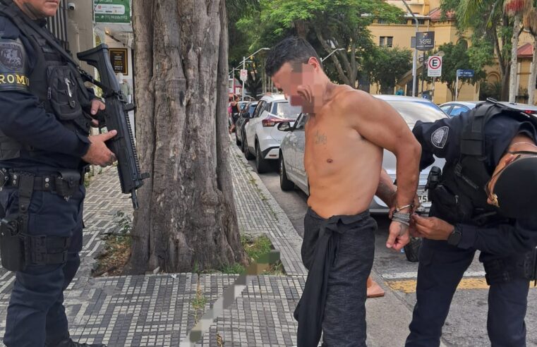GCM DE SANTO ANDRÉ PRENDE 12º FORAGIDO DA JUSTIÇA COM USO DE RECONHECIMENTO FACIAL