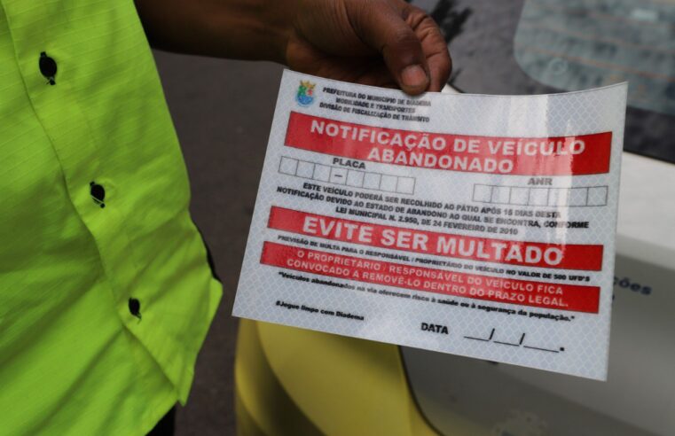 DIADEMA NOTIFICA 2.050 PROPRIETÁRIOS DE VEÍCULOS ABANDONADOS NAS VIAS