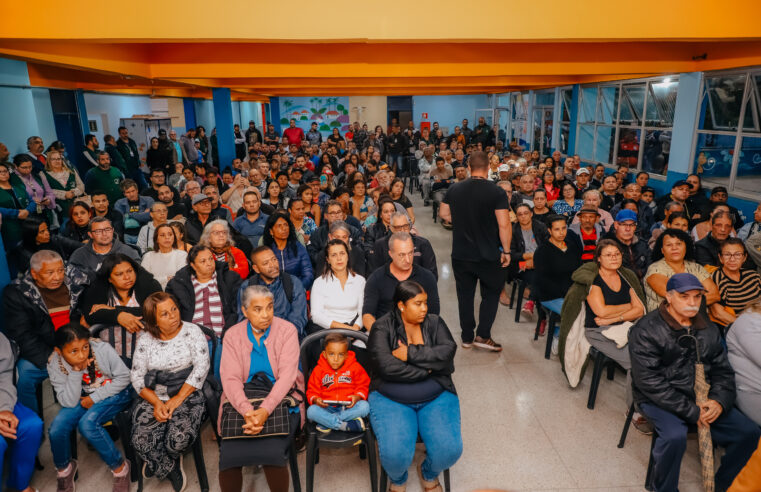 PREFEITURA DE SÃO BERNARDO INICIA PROCESSO DE REGULARIZAÇÃO FUNDIÁRIA NO TATETOS EM REUNIÃO COM 250 MORADORES