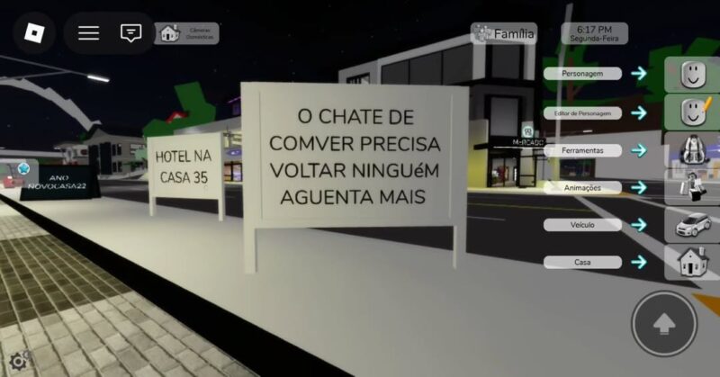 CRIANÇAS PROTESTAM NO ROBLOX CONTRA BLOQUEIO DE CHAT E CITAM FELCA EM FAIXAS