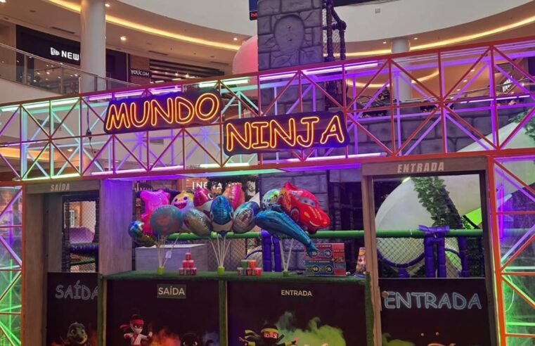 INÉDITO: MUNDO NINJA CHEGA AO SÃO BERNARDO PLAZA COM CIRCUITO INFANTIL DIVERTIDO E INTERATIVO