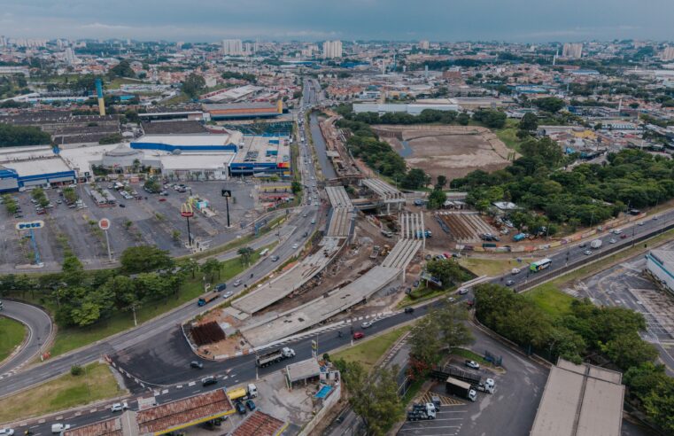 VISTORIA APONTA AVANÇO DA PONTE RIBEIRÃO DOS COUROS, QUE SERÁ EIXO ESTRATÉGICO DA MOBILIDADE EM SÃO BERNARDO
