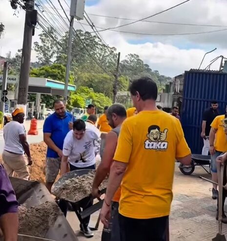 VOLUNTÁRIOS REALIZAM REFORMA EM ESCOLA DO ELDORADO NESTE SÁBADO (31), EM DIADEMA