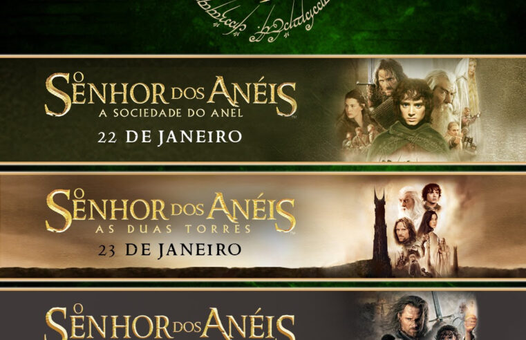 TRILOGIA ‘O SENHOR DOS ANÉIS’ RETORNA AOS CINEMAS NESTA SEMANA EM COMEMORAÇÃO DE 25 ANOS