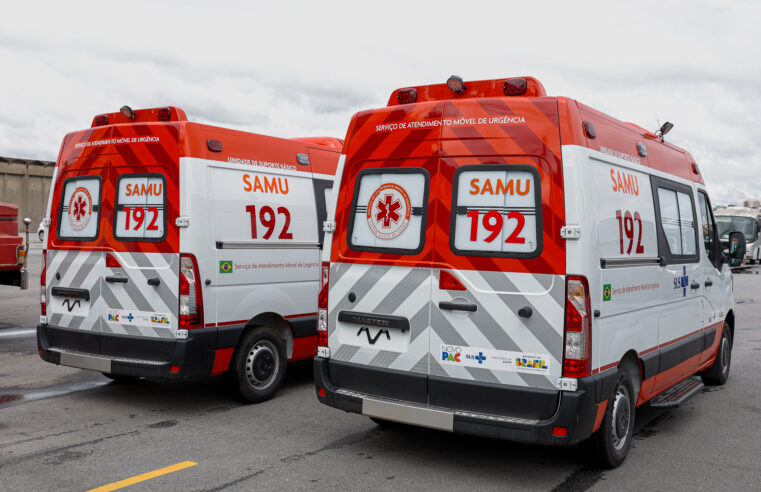 SÃO CAETANO RENOVA FROTA DO SAMU COM AMBULÂNCIAS 0KM