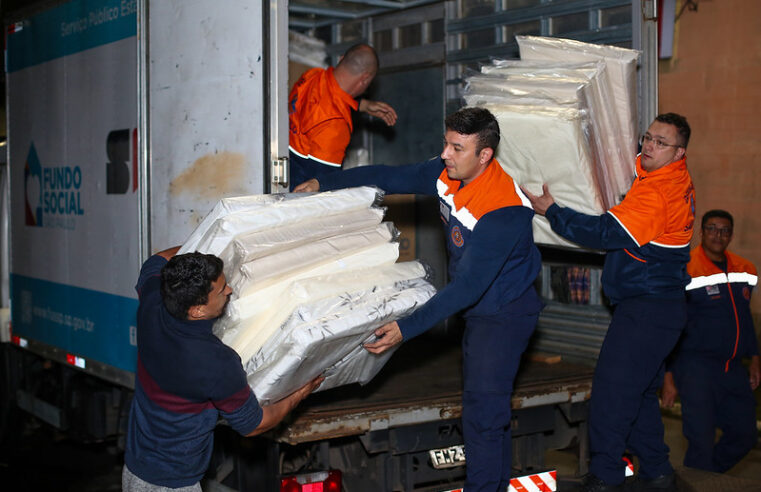 GOVERNO DE SP MOBILIZA AJUDA A PERUÍBE APÓS FORTES CHUVAS