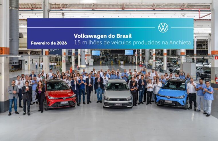 VOLKSWAGEN CELEBRA 15 MILHÕES DE VEÍCULOS PRODUZIDOS NA FÁBRICA ANCHIETA