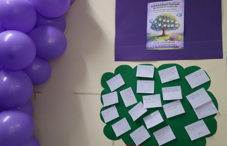 FEVEREIRO ROXO EM DIADEMA ESTIMULOU EMPATIA A PESSOAS COM DOENÇAS CRÔNICAS