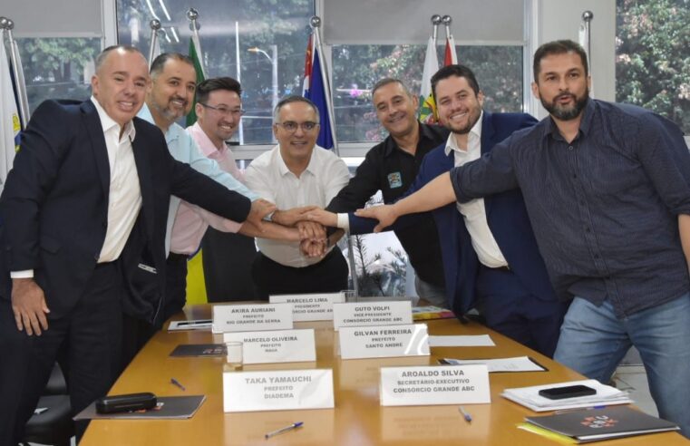 GUTO VOLPI É ELEITO NOVO PRESIDENTE DO CONSÓRCIO INTERMUNICIPAL GRANDE ABC