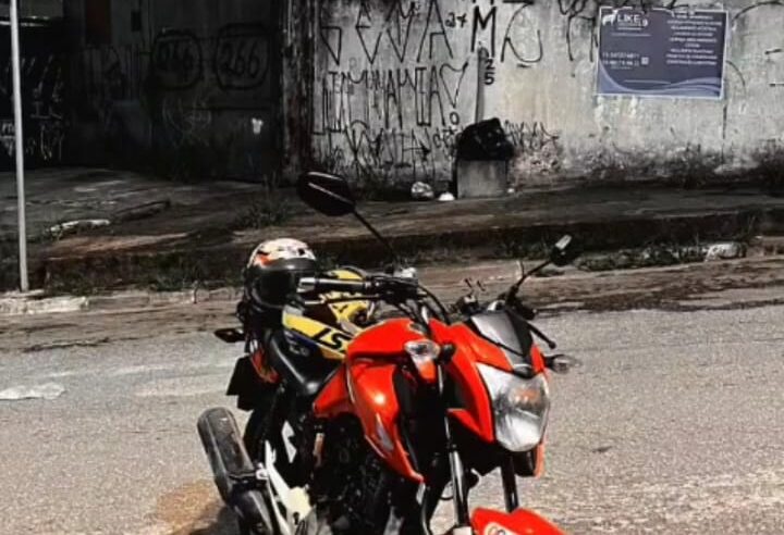 MOTOCICLISTA É DETIDO PELA ROMU DE DIADEMA