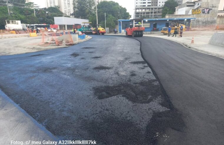 ROTATÓRIA DA ALDINO PINOTTI É LIBERADA