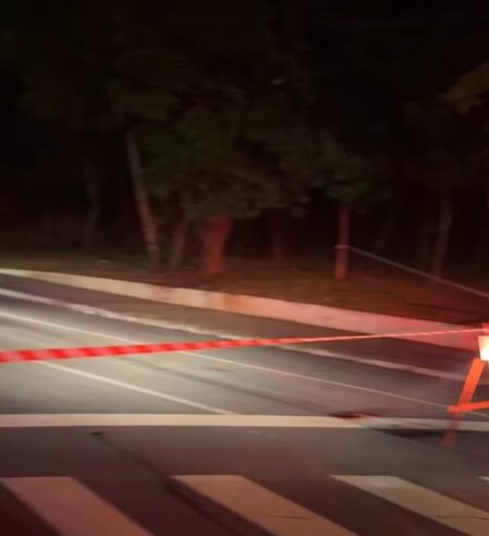 QUEDA DE ÁRVORE ATINGE FIAÇÃO, PROVOCA EXPLOSÃO E INTERDITA VIAS EM SÃO BERNARDO