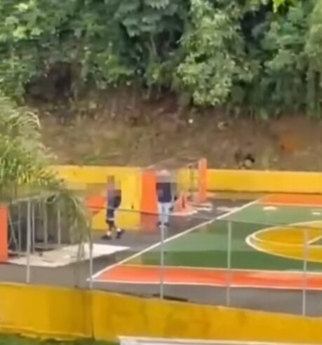VÍDEO MOSTRA INDIVÍDUOS VANDALIZANDO ESPAÇO DE ESPORTES NO JARDIM FLORAL